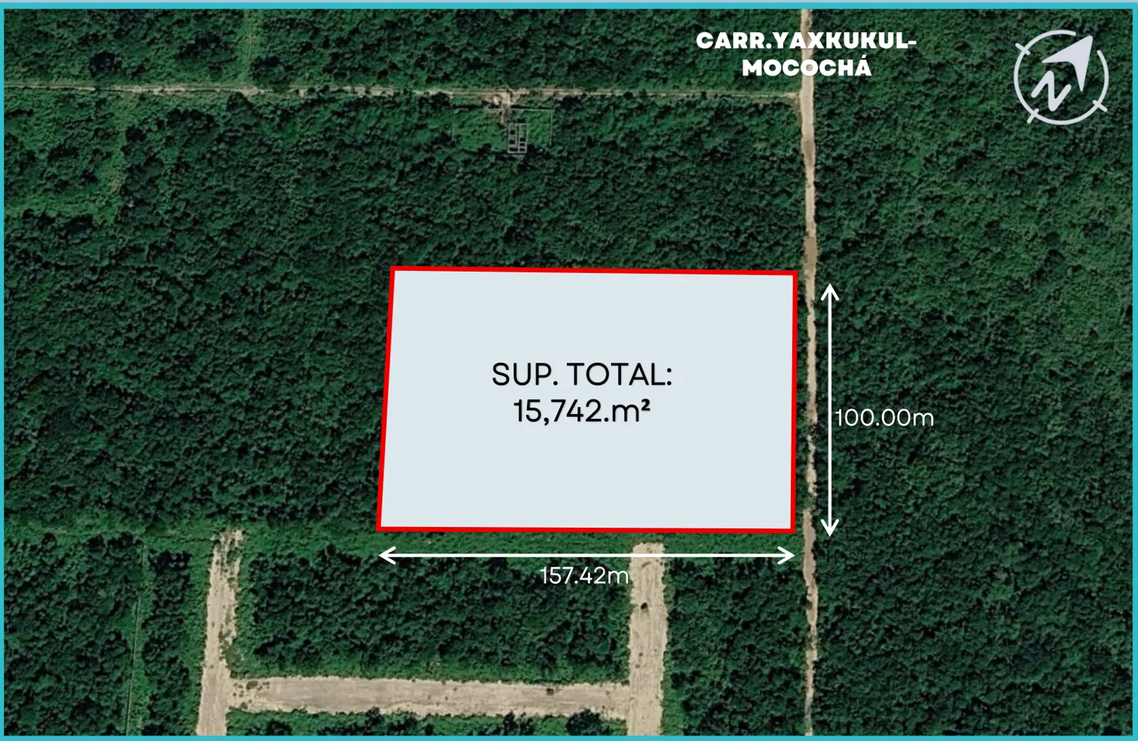 Terreno KM 15 Yaxkukul — Carretera Mérida-Motul